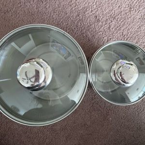 Silver Canister Set of 2